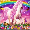 2019 Neuankömmling Fantasie Muur Einhorn 5d Diamond Painting /Diamant Malerei Set VM7609