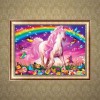 2019 Neuankömmling Fantasie Muur Einhorn 5d Diamond Painting /Diamant Malerei Set VM7609