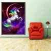 Billig Fantasie Traum Kleurrijk Einhorn 5d Bergkristal Painting VM1210