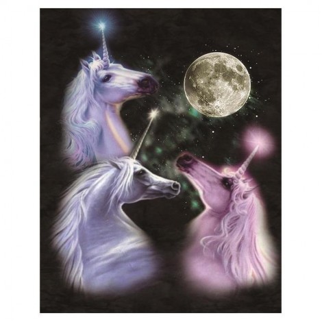 Billig Traum Einhorn Patroon Kreuzstich Stitch 5d Diamond Painting /Diamant Malerei Set QB5419