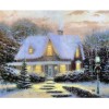 2019 Muur Besneeuwd Hütte In De Winter 5d Diamond Painting /Diamant Malerei Set VM7633
