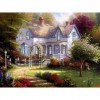 Schlussverkauf Ölgemälde Stile Dorf Hütte 5d Diamond Painting /Diamant Malerei Set QB5355