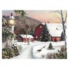 Bestees Winter Landschap Hütte 5d Diamond Painting /Diamant Malerei Set QB7145