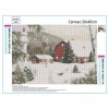 Bestees Winter Landschap Hütte 5d Diamond Painting /Diamant Malerei Set QB7145