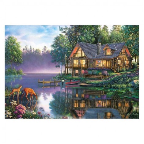 Traum Serie Ölgemälde Stile Mooi Hütte Diamond Painting /Diamant Malerei Set Af9611