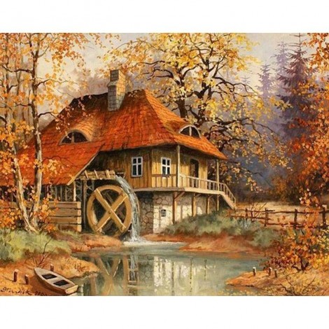 2019 Neuankömmling Schlussverkauf Traum Hütte 5d Diamond Painting /Diamant Malerei Set VM8379