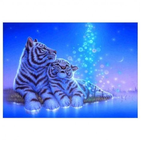 Schlussverkauf Traum Tiere Tiger 5d Diamond Painting Set QB5100