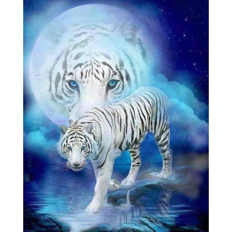 5d Diamond Kunst Neuankömmling Traum Tiger Porträt Diamond Painting /Diamant Malerei Set VM7760