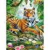 2019 Neuankömmling Schlussverkauf Mighty Natuurlijk 5d Diamond Painting /Diamant Malerei Stickerei Tiger VM1998
