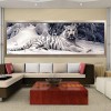 Schlussverkauf Große Größe Wit Tiger 5d Diamond Painting /Diamant Malerei Set VM9869