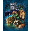 Neuankömmling Schlussverkauf Natur Dschungel Tiere 5d Diamond Painting /Diamant Malerei Set VM1003