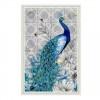Große Größe Blauw Pfau 5d Diamond Painting /Diamant Malerei Set AF9072