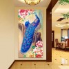 Große Größe Blauw Pfau 5d Diamond Painting /Diamant Malerei Set AF9078