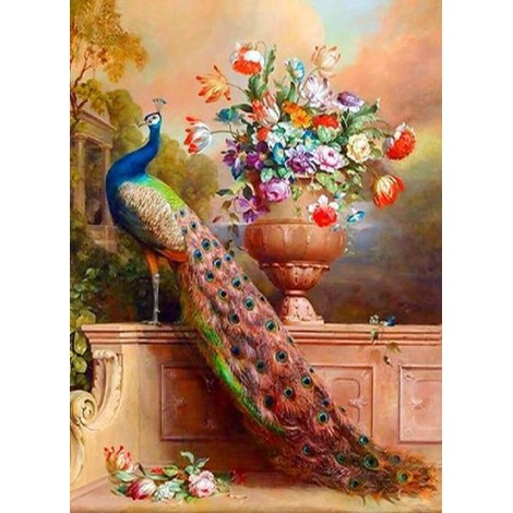 Besondere Schlussverkauf Muur Tiere Pfau Bilder 5d Diamond Painting /Diamant Malerei Set VM9003