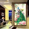 2019 Besondere Kreuzstich Tiere Pfau 5d Diamond Painting /Diamant Malerei Set VM8164