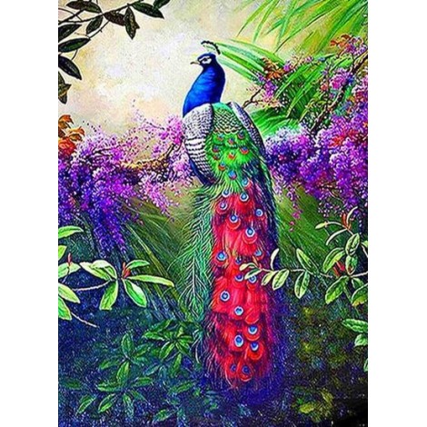 2019 Neuankömmling Schlussverkauf Muur Pfau 5d Diamond Painting /Diamant Malerei Set VM09002