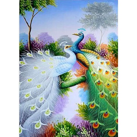 Besondere Traum Muur Tiere Pfau 5d Diamond Painting /Diamant Malerei Set VM9004