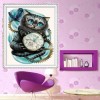 2019 Billig Bizarre Katze En Uhr 5d Diamond Painting /Diamant Malerei Stickerei Diamond Painting /Diamant Malerei Set VM0050