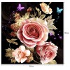 Romantisch Moderne Kunststile Rosa Rosen Diamond Painting /Diamant Malerei Set AF9311
