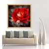 Billig Mooi Verschillende Maten Rote Rosen Diamond Painting /Diamant Malerei Set AF9316