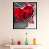 2019 Neuankömmling Schlussverkauf Vol Eckig Strasssteine Rote Rosen 5d Diamond Painting /Diamant Malerei Stickerei Blume VM2003