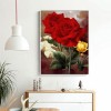 2019 Schlussverkauf Muur Rote Rosen 5d Diamond Painting /Diamant Malerei Set Blume VM4019