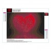 Schlussverkauf Rote Serie Liefde Herz Geformt Diamond Painting /Diamant Malerei Set AF9421