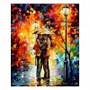 Moderne Kunststile Kiss Onder Umbrella Diamond Painting /Diamant Malerei Set AF9412