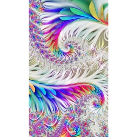 Besondere Traum Kleurrijk Abstrakt Pfau 5d Diamond Painting /Diamant Malerei Set VM9974