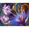 2019 Moderne Kunststile Abstrakt Kleurrijk Blume 5d Diamond Painting /Diamant Malerei Set VM79944
