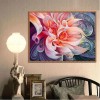 Rosa Moderne Kunststile Kleurrijk Abstrakte Blume Patroon 5d Diamond Painting /Diamant Malerei Set VM71862