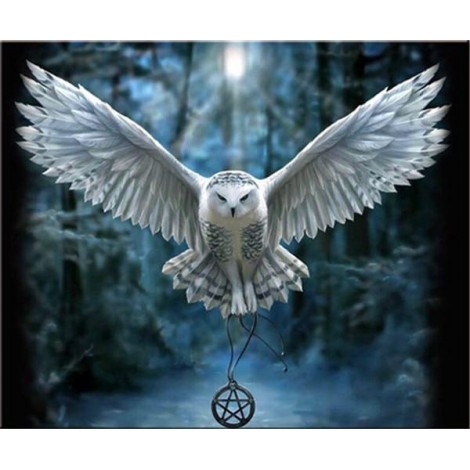 2019 Schlussverkauf Tiere Eule Porträt 5d Diamond Painting /Diamant Malerei Set VM7816