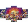 Multi Panel Blume Kreuzstich 5D Voll Strasssteine Diamond Painting /Diamant Malerei Set QB8068
