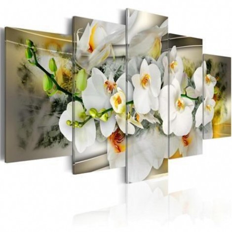 Große Größe Multi Panel Blume 5d Diamond Painting /Diamant Malerei Set VM8017