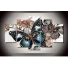 2019 Große Größe Schlussverkauf Schmetterling Multi Bilder Muur 5d Set VM8506
