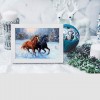 Schlussverkauf Winter Tiere Pferd Patroon 5d Diamond Painting /Diamant Malerei Set VM70231