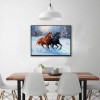 Schlussverkauf Winter Tiere Pferd Patroon 5d Diamond Painting /Diamant Malerei Set VM70231