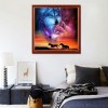 Traum Neuankömmling Wolf Pferd Patroon 5d Diamond Painting /Diamant Malerei Set QB6610