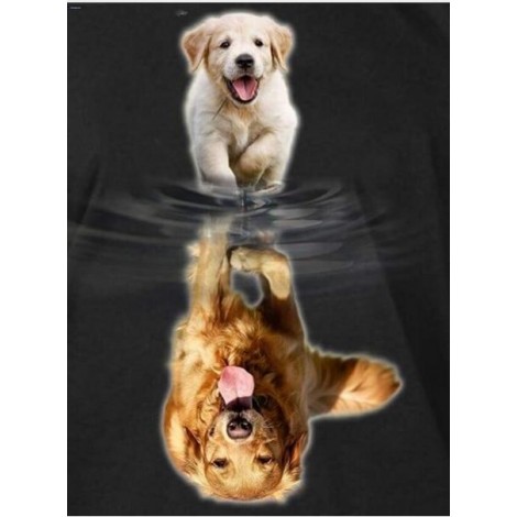 2019 Besondere Traum Schattig Hund Snelle Bezorging 5d Diamond Painting /Diamant Malerei Set VM09624