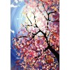 Schlussverkauf Traum Karikatur Rosa Baum 5d Diamond Painting /Diamant Malerei Set VM9422