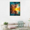 Populair Muur Charmant Baum Met Sonnenschein Diamond Painting /Diamant Malerei Set AF9587