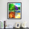 Schlussverkauf Traum Kleurrijk Vier Jahreszeiten Baum 5d Diamond Painting /Diamant Malerei Set VM9718