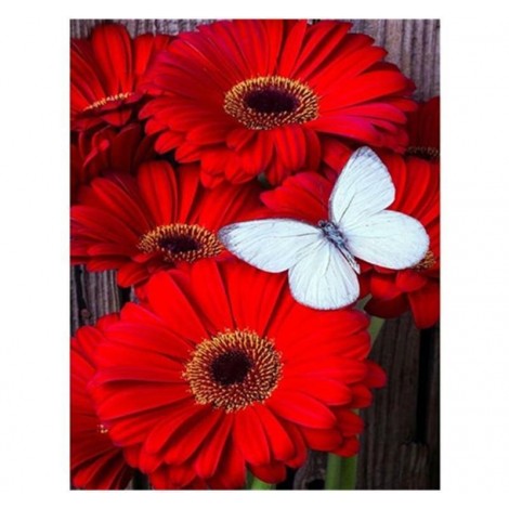 5d Neuankömmling Schlussverkauf Schmetterling En Blume Diamond Painting /Diamant Malerei Set VM9029