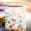 2019 Neuankömmling Schlussverkauf Moderne Kunststile Rosa Blume En Schmetterling 5d Diamond Painting /Diamant Malerei Set VM7904