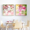 2019 Traum Moderne Kunststile Rosa Blume Schmetterling 5d Diamond Painting /Diamant Malerei Set VM7902