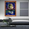 2019 Traum Kleurrijk Besondere Wolf 5d Diamond Painting /Diamant Malerei Set VM7806