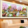 2019 Landschap Baum Große Größe Strasssteine Muur 5d Diamond Painting /Diamant Malerei Set VM4127