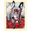 Bestees Moderne Kunststile Haustiere Hund 5d Vol Diamond Painting /Diamant Malerei Set QB5488