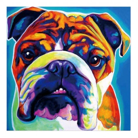 Waterverfrijk Haustiere Hund 5d Vol Diamond Painting /Diamant Malerei Set QB5448