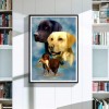 Bestees Ölgemälde Stile Haustiere Hund 5d Vol Diamond Painting /Diamant Malerei Set QB05493